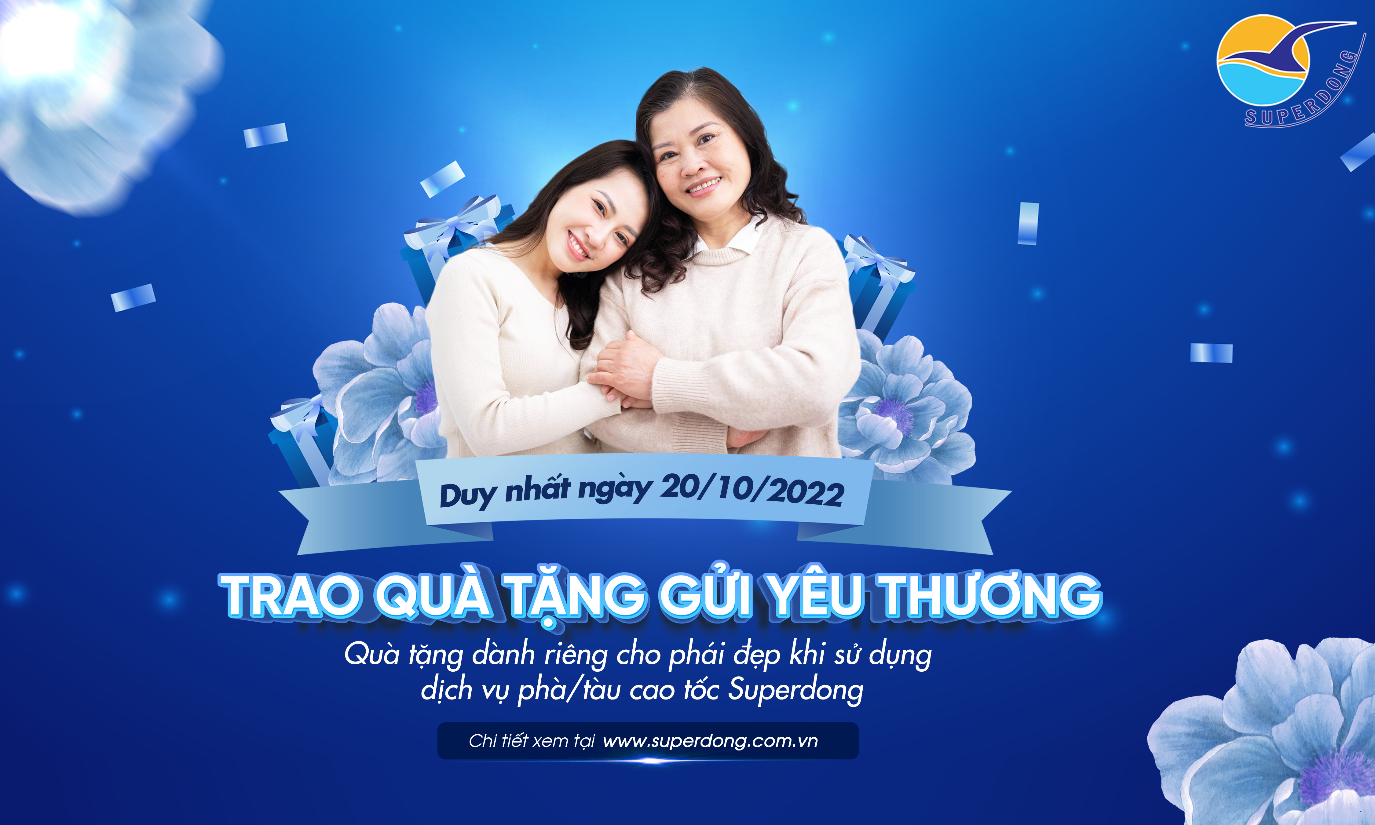 superdong: trao quà tặng – gửi yêu thương nhân dịp 20/10/2022